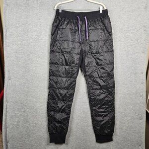 Stoic Puffer Jogger Women's Stretch Limo Black  Size L NEW